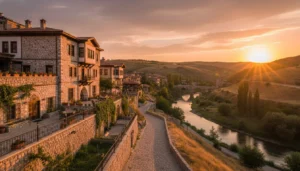 I will stay in a boutique hotel in Bayburt; how should I plan a route in terms of proximity to the bus terminal and parking/city transport? Especially if I arrive late in the evening with a suitcase, what should I pay attention to?