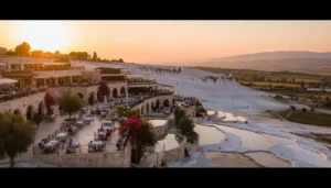 I’m looking to get off in Denizli by an evening bus and find places close to Denizli Otogarı where I can eat dinner quite late. I’m searching for safe options as well as places where I can get local flavors—what district/area should I consider, and how should I plan transportation and budget?