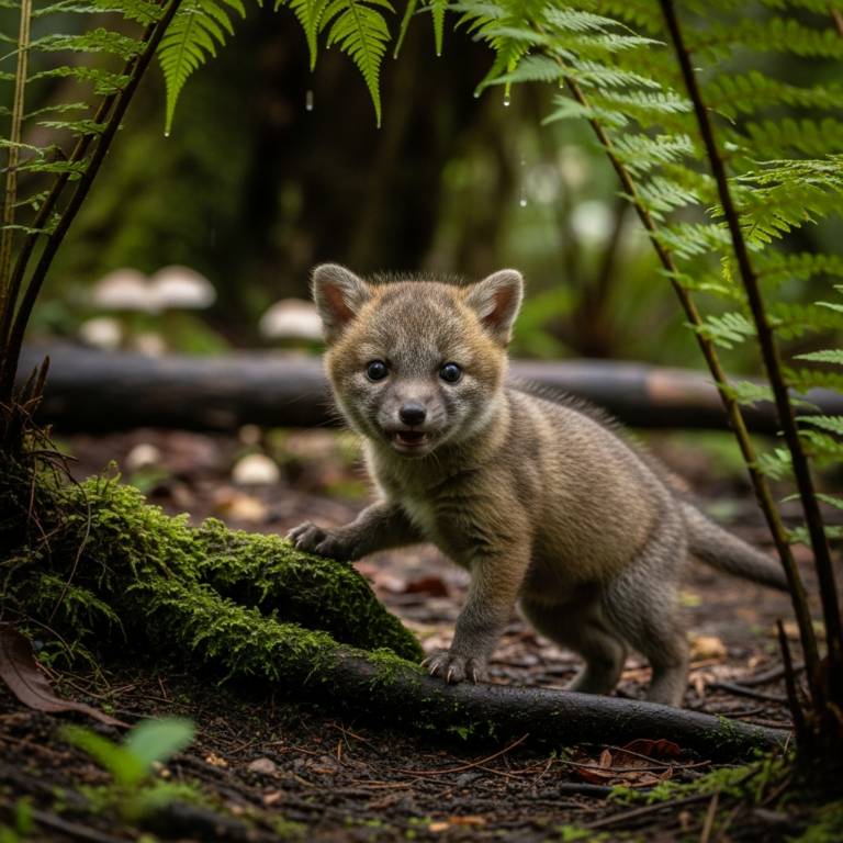 Darwin’s Fox Pup: A Tiny Forest-Born Wildling