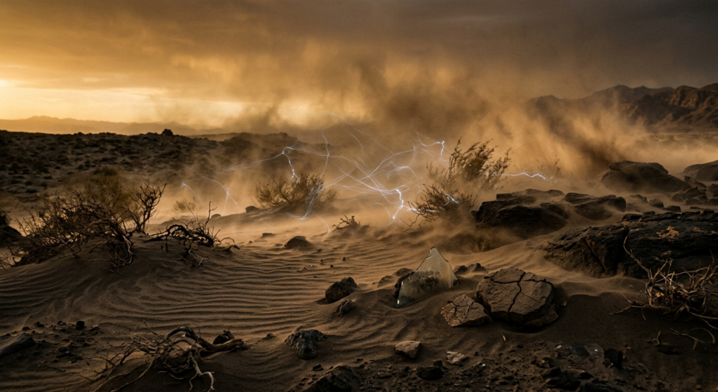 The Silent Electricity of Sand