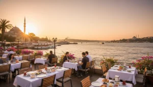 I want to have a strong vegetarian breakfast close to the sea in Kadıköy, and then take a walk along Moda Sahili; which neighborhood/area line should I choose, and how should I manage reservations/crowd levels?