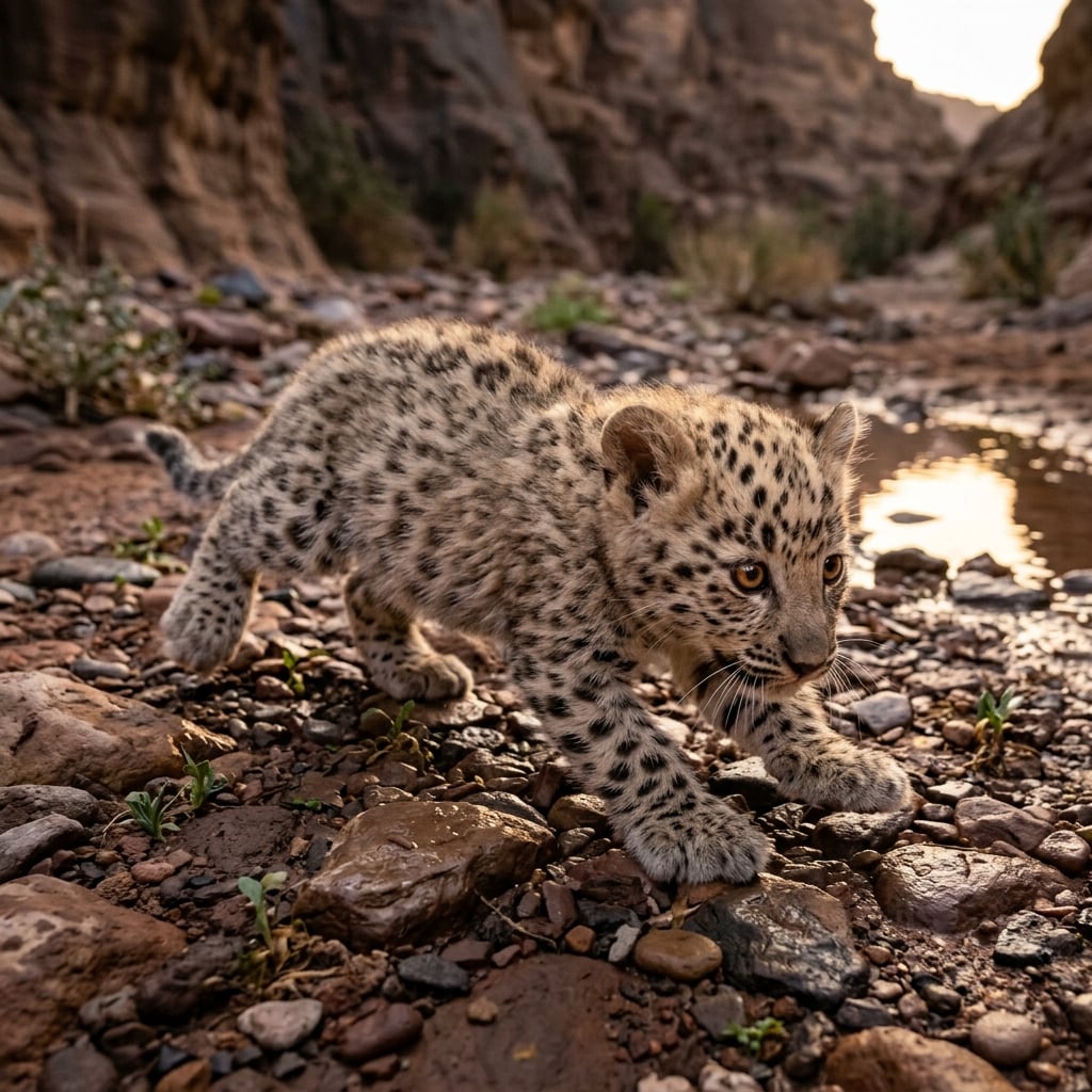 Leopard Sinai Leopard (Extinct) baby — Nature Babies