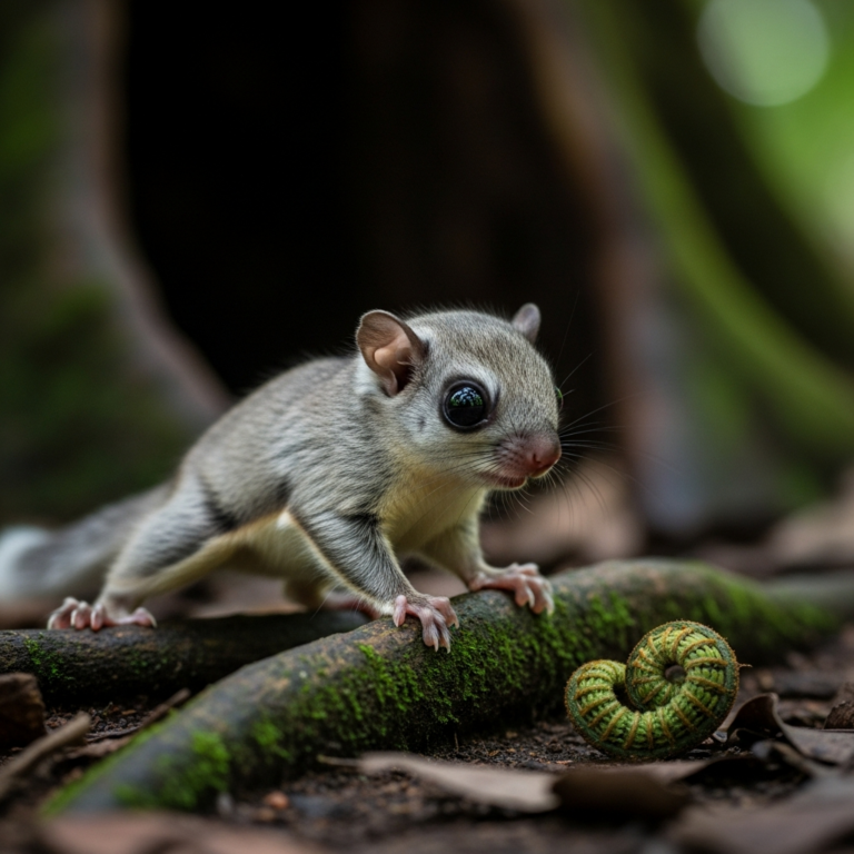 Baby Namdapha Flying Squirrel, Hidden in the Forest