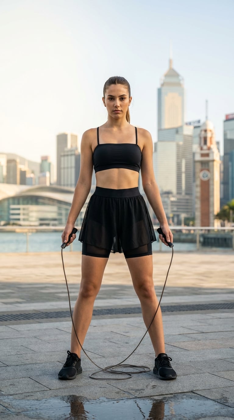 Kowloon Waterfront, Hong Kong'da Serbest İp Atlama