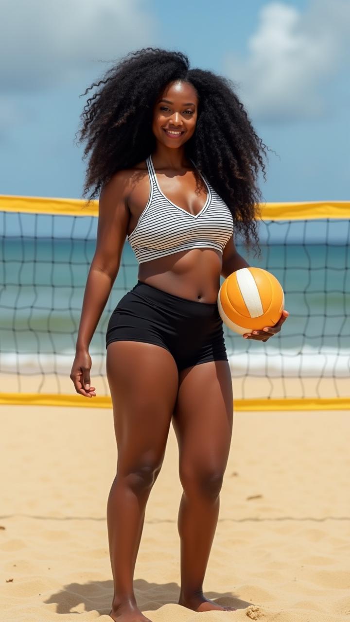 Copacabana Plajı'nda Plaj Voleybolu, Rio de Janeiro