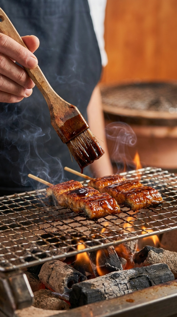 Japon Unagi Kömür Çevirmesi