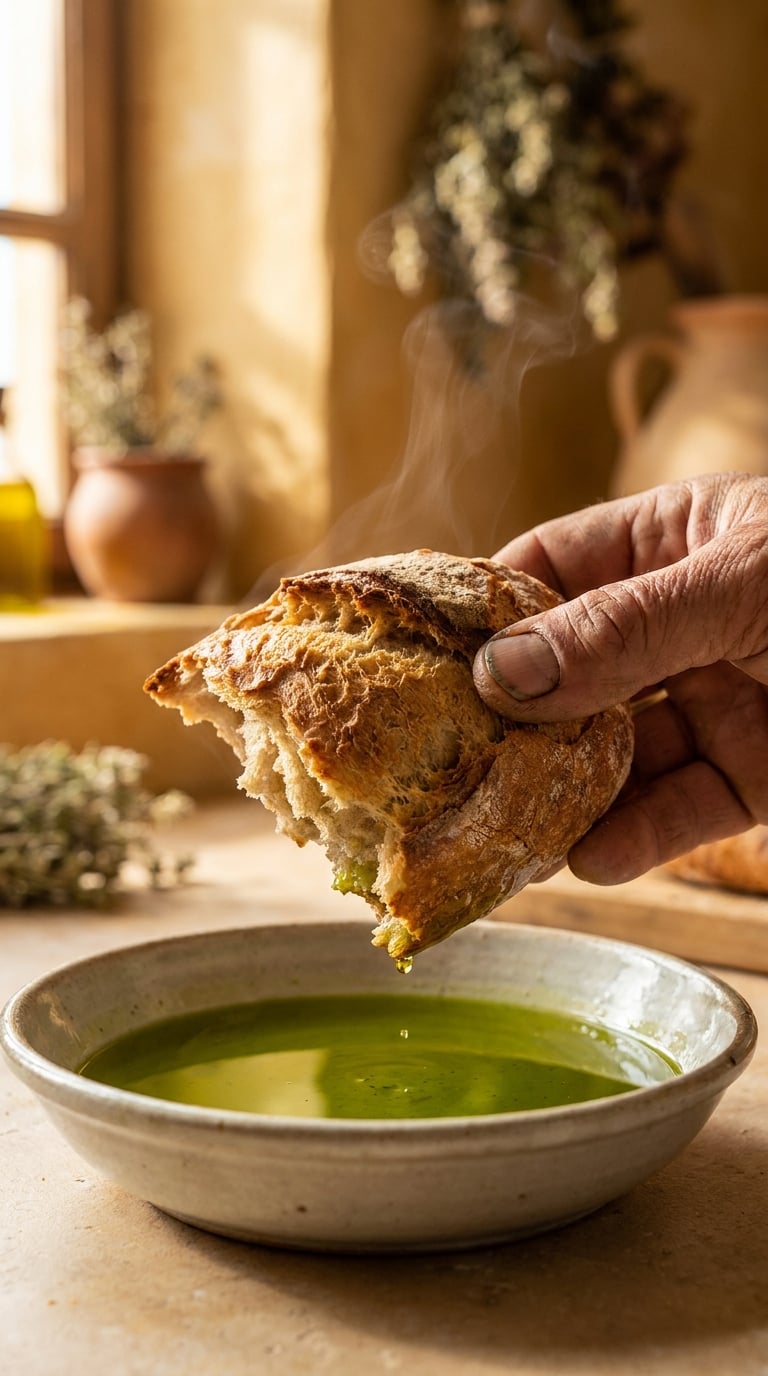 Yunan Zeytin Yağı Ekmek Daldırma Sıçraması