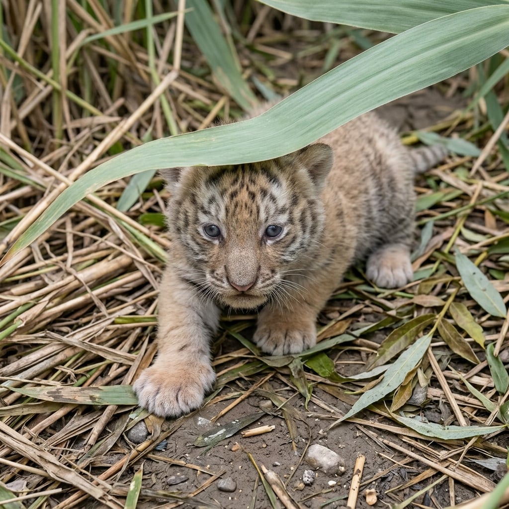 Tiger Caspian Tiger baby — Nature Babies