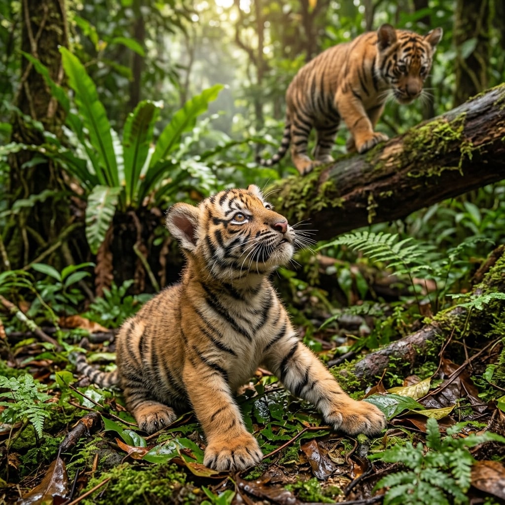 Tiger Javan Tiger baby — Nature Babies