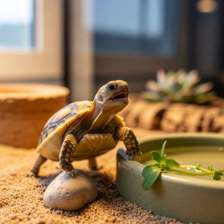 Baby Egyptian Tortoise: A Tiny Desert Wanderer