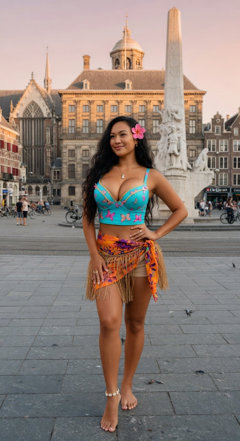 Polinezya Dansı (Ori Tahiti), Amsterdam Dam Meydanı'nda