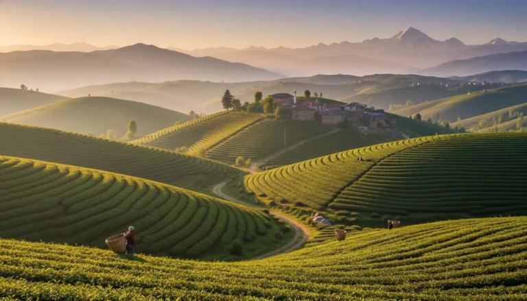 In Erzurum, where are tea gardens busiest in the evening hours; and how can I choose options where I can sit down and chat comfortably on my own, and also find calmer choices when I go with family?
