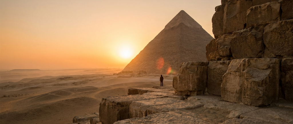 Taşın Sesi: Giza Piramidi ve Modern Gökdelenin Zirvesi