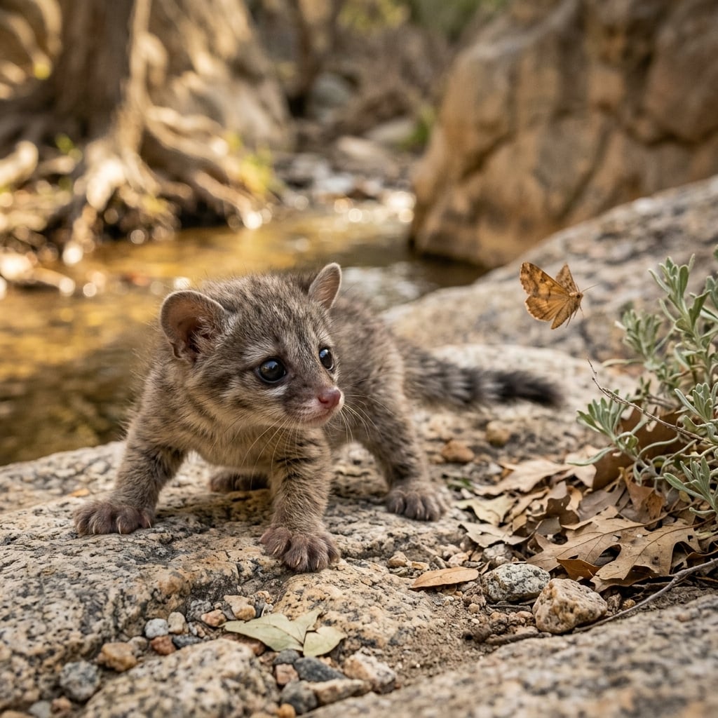 Raccoon Cacomistle baby — Nature Babies