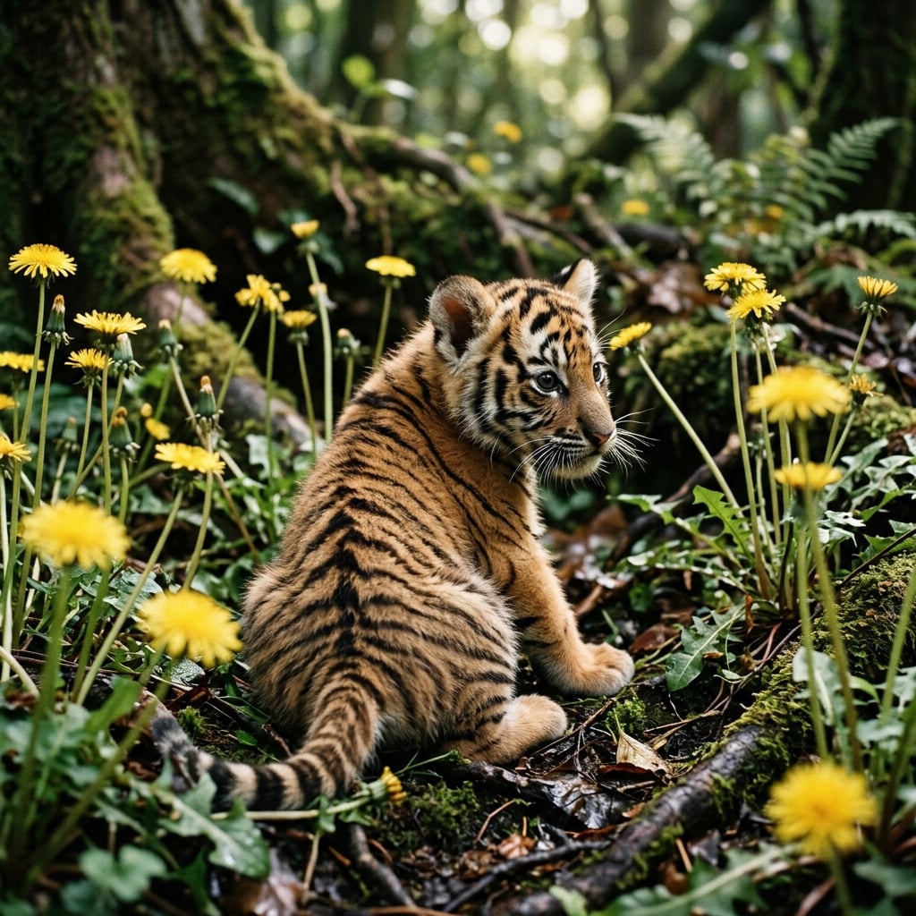 Tiger Indochinese Tiger baby — Nature Babies